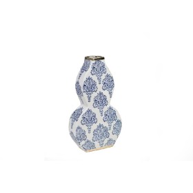 Vase Romimex Bleu Blanc Bleu/Blanc Porcelaine 17 x 30 x 7 cm de Romimex, Vases - Réf : D1619562, Prix : 77,05 €, Remise : %