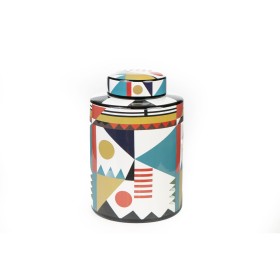 Tin Romimex Blue Red Green Porcelain 17 x 28 x 17 cm by Romimex, Ornaments - Ref: D1619577, Price: 56,51 €, Discount: %