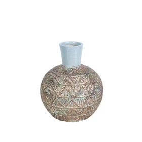 Vaso Romimex Beige Ceramica Sferico 18 x 21 x 18 cm 18 x 17 x 18 cm di Romimex, Vasi - Rif: D1619587, Prezzo: 46,21 €, Sconto: %