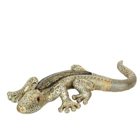 Decorative Figure Romimex Golden Resin Lizard 34 x 6 x 15 cm by Romimex, Collectables - Ref: D1619604, Price: 23,58 €, Discou...