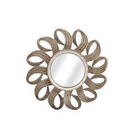 Wall mirror Romimex Silver Resin 32 x 32 x 3 cm Circular by Romimex, Wall-Mounted Mirrors - Ref: D1619624, Price: 31,45 €, Di...