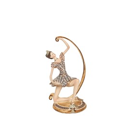 Decorative Figure Romimex Golden Resin Ballerina 14 x 26 x 11 cm by Romimex, Collectables - Ref: D1619655, Price: 45,18 €, Di...