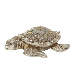 Figurine Décorative Romimex Argenté Résine Tortue 25 x 8 x 21 cm de Romimex, Pièces de collection - Réf : D1619660, Prix : 30...