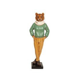 Figura Decorativa Romimex Verde Resina Tigre 14 x 37 x 10 cm de Romimex, Coleccionables - Ref: D1619662, Precio: 47,25 €, Des...