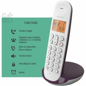 Teléfono Fijo Logicom DECT ILOA 150 SOLO Berenjena de Logicom, Teléfonos analógicos - Ref: S7196317, Precio: 41,88 €, Descuen...