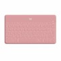 Keyboard Logitech AZERTY French Pink by Logitech, Keyboards - Ref: S7196320, Price: 93,09 €, Discount: %