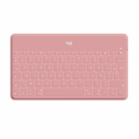 Clavier Logitech AZERTY Français Rose de Logitech, Claviers - Réf : S7196320, Prix : 99,83 €, Remise : %