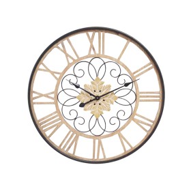 Horloge Murale Romimex Noir Bois Métal 50 x 50 x 5 cm de Romimex, Pendules murales - Réf : D1619677, Prix : 110,93 €, Remise : %