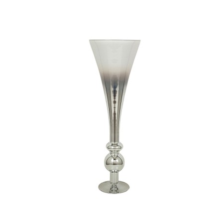 Vaso Alexandra House Living Transparente Prateado Vidro 25 x 80 x 25 cm de Alexandra House Living, Jarrões - Ref: D1619691, P...