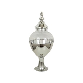 Potiche Romimex Transparent Argenté verre 31 x 54 x 31 cm de Romimex, Objets de décoration - Réf : D1619692, Prix : 83,20 €, ...