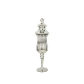 Vase Romimex Durchsichtig Silberfarben Glas 14 x 44 x 14 cm von Romimex, Ornamente - Ref: D1619693, Preis: 71,63 €, Rabatt: %