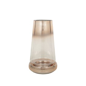 Vase Romimex Transparent Golden Glass 17 x 32 x 17 cm by Romimex, Vases - Ref: D1619698, Price: 60,60 €, Discount: %