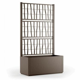 Blumentopf EDA Grau Ø 52 cm Dunkelgrau Kunststoff rund Moderne | Tienda24 - Global Online Shop Tienda24.eu