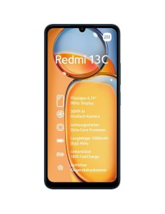 Smartphone Xiaomi Redmi 13C 6,7" Octa Core ARM Cortex-A55 MediaTek Helio G85 6 GB RAM 128 GB Azzurro da Xiaomi, Cellulari e S...