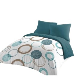 Copripiumino HOME LINGE PASSION Verde Cerchi 220 x 240 cm di HOME LINGE PASSION, Piumini e copripiumini - Rif: S7196516, Prez...