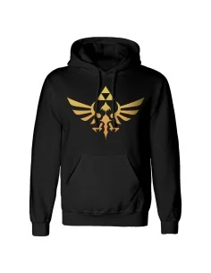 Felpa con Cappuccio Unisex The Legend of Zelda Hyrule Nero da The Legend of Zelda, Felpe - Ref: D0801137, Precio: €42.71, Des...