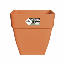 Plant pot Elho Ø 36 cm Brown Plastic Squared Modern by Elho, Flower Pots - Ref: S7196649, Price: 37,18 €, Discount: %