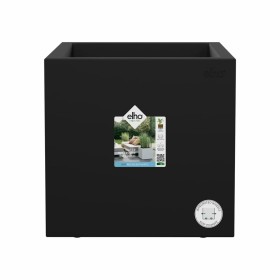 Plant pot Elho Black Ø 29 cm Plastic Squared Modern by Elho, Flower Pots - Ref: S7196656, Price: 51,18 €, Discount: %