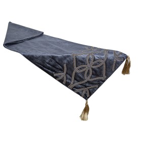 Camino de Mesa Romimex Azul oscuro 33 x 180 x 1 cm Terciopelo de Romimex, Caminos de mesa - Ref: D1619760, Precio: 63,67 €, D...