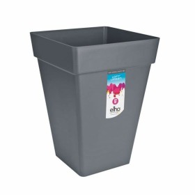 Plant pot Elho Anthracite polypropylene Plastic Squared Modern 37 cm by Elho, Flower Pots - Ref: S7196678, Price: 54,79 €, Di...