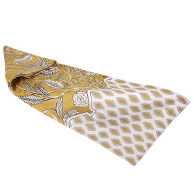 Table Runner Romimex Mustard 180 x 30 x 1 cm by Romimex, Table Runners - Ref: D1619777, Price: 25,75 €, Discount: %