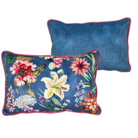 Cushion Romimex Blue Reversible 30 x 45 x 12 cm by Romimex, Cushions - Ref: D1619786, Price: 23,32 €, Discount: %