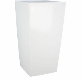 Pot Riviera Blanc 38 x 38 x 69 cm de Riviera, Pots de fleurs - Réf : S7196800, Prix : 68,50 €, Remise : %