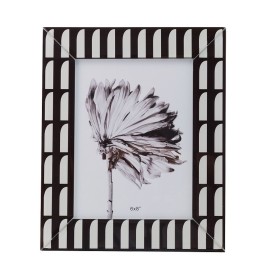 Cadre photo Romimex Blanc Noir verre 15 x 20 x 1 cm de Romimex, Cadres muraux et de table - Réf : D1619802, Prix : 16,29 €, R...