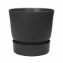 Plant pot Elho Black Plastic Circular Modern Ø 47 cm by Elho, Flower Pots - Ref: S7196841, Price: 65,33 €, Discount: %