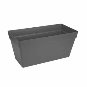 Blumentopf Elho 7,4 x 76 x 26,8 cm Schwarz Kunststoff karriert | Tienda24 - Global Online Shop Tienda24.eu