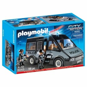 Playset Playmobil 6043 Police van with siren and flashing light by Playmobil, Toy figures playsets - Ref: S7196874, Price: 54...