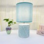 Lampada da tavolo Romimex Celeste Ceramica 12 x 31 x 12 cm di Romimex, Lampade da tavolo e abat-jour - Rif: D1619840, Prezzo:...