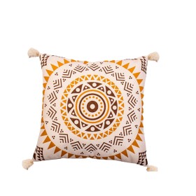 Cushion Romimex Multicolour Tassels 45 x 45 x 10 cm by Romimex, Cushions - Ref: D1619852, Price: 31,91 €, Discount: %