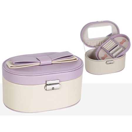 Jewelry box Romimex Pink PVC 21 x 10 x 13 cm Lasso by Romimex, Boxes - Ref: D1619861, Price: 29,09 €, Discount: %