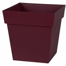 Pot Ecolux Toscana Rouge Bordeaux 32 x 32 x 32 cm de Ecolux, Pots de fleurs - Réf : S7197058, Prix : 25,91 €, Remise : %