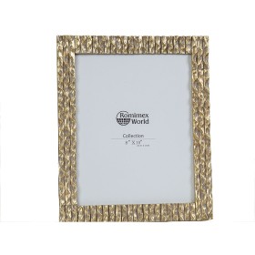 Moldura de Fotos Romimex Dourado Resina 25 x 30 x 2 cm de Romimex, Molduras de parede e mesa - Ref: D1619933, Preço: 23,04 €,...