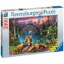 Puzzle Ravensburger Tigers in the lagoon 3000 Pièces de Ravensburger, Puzzles classiques - Réf : S7197178, Prix : 55,26 €, Re...