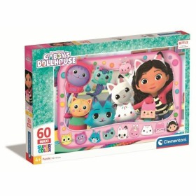 Puzzle Clementoni Maxi Gabby's 60 Peças de Clementoni, Puzzles - Ref: S7197219, Preço: 26,26 €, Desconto: %