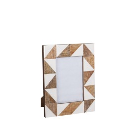 Cadre photo Romimex Marron Beige Bois Résine 10 x 15 x 2 cm de Romimex, Cadres muraux et de table - Réf : D1619992, Prix : 17...