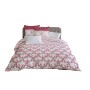 Housse de Couette HOME LINGE PASSION Blanc Bordeaux 240 x 260 cm de HOME LINGE PASSION, Couettes et housses de couette - Réf ...