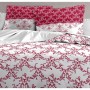 Housse de Couette HOME LINGE PASSION Blanc Bordeaux 240 x 260 cm de HOME LINGE PASSION, Couettes et housses de couette - Réf ...