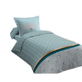 Housse de Couette HOME LINGE PASSION Vert 140 x 200 cm de HOME LINGE PASSION, Couettes et housses de couette - Réf : S7197272...