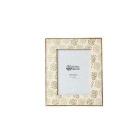 Photo frame Romimex Golden Wood Bone 23 x 28 x 2 cm by Romimex, Table and wall frames - Ref: D1620010, Price: 29,09 €, Discou...