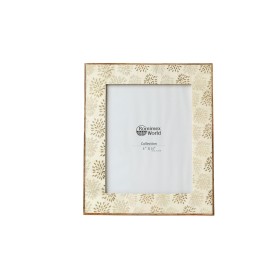 Photo frame Romimex Golden Wood Bone 28 x 33 x 2 cm by Romimex, Table and wall frames - Ref: D1620011, Price: 51,36 €, Discou...