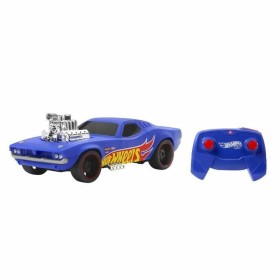 Remote-Controlled Car Hot Wheels Blue Multicolour 1:16 by Hot Wheels, Cars & Trucks - Ref: S7197390, Price: 54,61 €, Discount: %