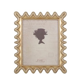 Photo frame Romimex Golden Resin 20 x 25 x 2 cm by Romimex, Table and wall frames - Ref: D1620074, Price: 24,66 €, Discount: %