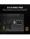 Fonte de Alimentação Corsair 550 W 80 Plus Bronze | Tienda24 Tienda24.eu