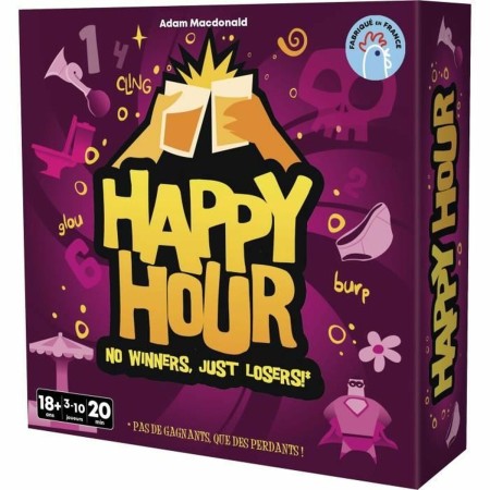 Juego de Mesa Asmodee Happy Hour (FR) de Asmodee, Juegos con fichas - Ref: S7197447, Precio: 28,75 €, Descuento: %