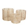 Set de Maceteros Romimex Natural Ratán (3 Piezas) de Romimex, Maceteros - Ref: D1620085, Precio: 126,35 €, Descuento: %