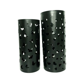 Paragüero Romimex Negro Metal 19 x 19 x 19 cm (2 Piezas) de Romimex, Paragüeros - Ref: D1620246, Precio: 50,32 €, Descuento: %